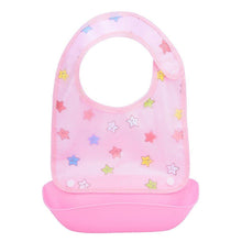 Load image into Gallery viewer, Baby Bibs Waterproof Silicone Feeding Saliva Towel Newborn Cartoon Aprons Baby Bibs Detachable For Kids
