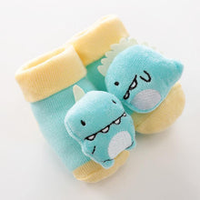 Load image into Gallery viewer, Cartoon Newborn Baby Toddler Floor Non-slip Socks Cotton With Bell Doll Baby Girls & Boys Soft Shoes For Kids