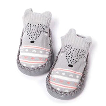 Load image into Gallery viewer, Modern Elegant Baby Girls & Boys Autumn Winter Cotton Soft Sole Cartoon Shoes Socks For Baby Kids