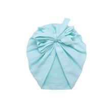 Load image into Gallery viewer, Luxury Modern Baby Headband Hat Bowknot Print Cotton Stretchy Turban Headband Infant Head Wrap Beanie Hat For Babies and Kids