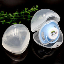 Load image into Gallery viewer, Portable Infant Newborn Baby Pacifier Case Box Nipple Shield Case Pacifier Holder Storage Box For Baby Pacifier
