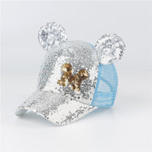 Load image into Gallery viewer, Luxury Modern Shiny Kids Baby Hat With Ear Letter Summer Baby Girl Boy Sun Hat Baseball Caps Cotton For Kids