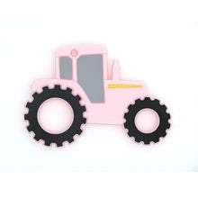 Load image into Gallery viewer, 1PC Car Tractor Silicone Baby Teether Rodent Baby Teething Toys Chewable Animal Shape Baby Products Nursing Gift For Baby Kids
