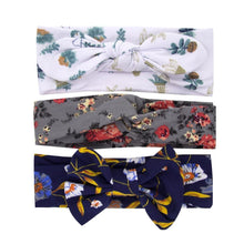 Load image into Gallery viewer, Fashion Baby Nylon Bow Headband Newborn Bowknot Round Ball Head wrap Flower Turban Girls Hair Bands Bow For Kids