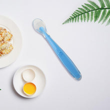 Load image into Gallery viewer, Baby Soft Silicone Spoon Color Temperature Sensing Spoon Children Food For Baby Boys Or Girls Feeding Tools