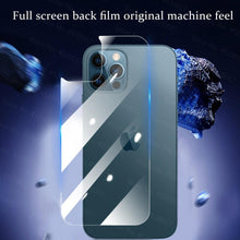 Load image into Gallery viewer, Back Tempered Glass For Iphone 12 11 13 Pro Max Xs Max Xr X 14 Pro Max Screen Protector Glass For Iphone 7 8 6 6s Se 13 12 Mini Anti-scratch Back Screen Guard For Iphone