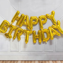 Load image into Gallery viewer, 13pcs Luxury Happy Birthday Decoration Balloons Rose Gold Letter Foil Ballons Birthday Party Decorations Globos Balony Anniversaire For Birthdays and Celebrations