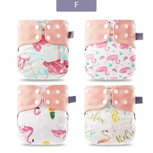Load image into Gallery viewer, Eco-friendly Diaper Adjustable Reusable Coffee Fiber Diaper Pocket Fit Baby Nappies Pants Waterproof Nappies for Baby and Kids In Modern Design