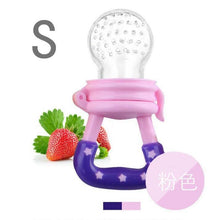 Load image into Gallery viewer, Silicone Baby Pacifier Feeder Cartoon Animal Infant Nipple Holder Newborn Fruit pacifier Tetine Silicona Nipple Bit
