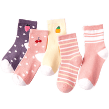 Load image into Gallery viewer, 5 Pairs Infant Cotton Mesh Cute Newborn Casual Socks For Boys Girls Durable Comfortable Sock
