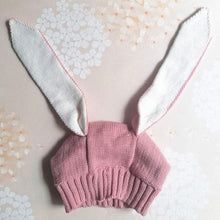 Load image into Gallery viewer, Baby Rabbit Ears Hat Infant Toddler Knitted Caps for Baby Bunny Beanie Hats Accessories