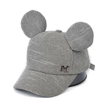 Load image into Gallery viewer, Luxury Modern Shiny Kids Baby Hat With Ear Letter Summer Baby Girl Boy Sun Hat Baseball Caps Cotton For Kids