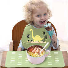 Load image into Gallery viewer, Trend NEW Baby Adjustable Picture Waterproof Saliva Dripping Soft Silicone Bibs For Girls and Boys Kids