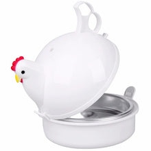 Load image into Gallery viewer, New Kitchen Microwave Eggs Steamer Chicken Shaped 4 Egg Boiler Novelty Cooking Appliances Household Egg Tools Kitchen Gadgets