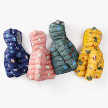 Load image into Gallery viewer, Baby Girls Winter Jackets For Children Spring Autumn Outerwear Hooded Infant Coats In Modern Design For Girls and Boys