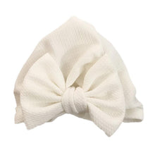 Load image into Gallery viewer, Modern Turban Baby Girls Bow Turban Hats Cotton Kids Beanie Children Hats Accessories For Girls Baby