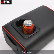 Load image into Gallery viewer, JHO Second Row Rear Central Armrest Box w/ Cup Holder Arm Rest for Ford Explorer 2011-2018 2013 2014 15 16 17 18 Car Accessories