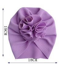 Load image into Gallery viewer, Elegant Flower Baby Hat Toddler Turban Head wraps Kids Bonnet Hat Newborn Baby Hat For Baby Girls