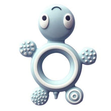 Load image into Gallery viewer, Baby Silicone Teethers Food Cute Turtle Tiny Teething Baby Shower Gifts Cartoon Animals Teether