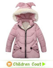 Load image into Gallery viewer, Shiny Toddler Baby Warm Hooded Coat Winter Outerwear Infant Clothes Cute Jacket Baby Clothes For Girls
