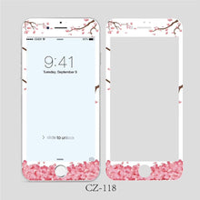 Load image into Gallery viewer, 3D Curved Edge Tempered Glass for iPhone 6 6s 7 8 Plus Fashion Flowers Pattern Screen Protector Protective Film Tempered Glass Screen Protector Designed for iPhone