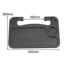Load image into Gallery viewer, Car Table Steering Wheel Eat Work Cart Drink Food Coffee Goods Holder Tray Car Laptop Computer Desk Mount Stand Seat Table - RPM-Stores