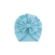 Load image into Gallery viewer, Baby Girl Hat Turban With Bow Knot Infant Beanie Solid Big Bowknot Cap For Girls Kid Hats