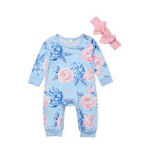 Load image into Gallery viewer, New Fashion Newborn Romper Floral Jumpsuit Baby Playsuit Girl Outfit Clothes Set For Girls