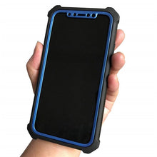 Load image into Gallery viewer, Heavy Duty Shockproof Phone Case For iPhone 14 13 12 Soft Transparent Back Cover Full-Body Clear Bumper Case with Built-in Screen Protector For iPhone