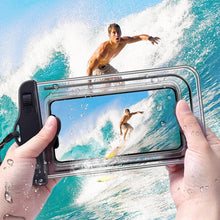 Load image into Gallery viewer, Swimming Bags Waterproof Phone Case Water proof Bag Mobile Phone Pouch Cover for iPhone 12 Pro Xs Max XR X 8 7 Phone Case Bag With Lanyard Compatible with iPhone