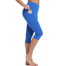 Load image into Gallery viewer, Casual Women's Yoga Pants Gym Fitness Sports Cropped Leggings Pocket Slim Pants Female Solid Color Women's Seamless Scrunch Legging Workout Leggings For Women Lift Tight Gym Yoga Home Pants