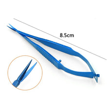 Load image into Gallery viewer, Titanium alloy Ophthalmic microsurgery Stainless steel scissors animal experiment 8.5cm Venus scissors surgical tools