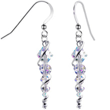 Load image into Gallery viewer, 925 Sterling Icicle Drop Earrings Created with Crystals