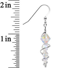 Load image into Gallery viewer, 925 Sterling Icicle Drop Earrings Created with Crystals