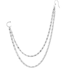 Load image into Gallery viewer, Handcrafted 18G Double Sweep Ear to Nose Chain