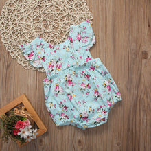 Load image into Gallery viewer, Girl Jumpsuits Girl Romper Infant Jumpsuits Sun suit Summer Clothes Outfits 0-18M For Girls In Floral Design