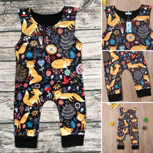 Load image into Gallery viewer, Baby Girls Rompers Fashion Spring Clothes Sleeveless Jumpsuit OutfitsIn Colorful Modern Design