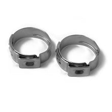 Load image into Gallery viewer, 10Pcs Single Ear Stainless Steel Hydraulic Hose Clamps Fuel Air Water Pipe Hose O Clips Train Boat Ship Auto Car Accessories