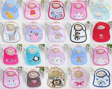Load image into Gallery viewer, Unisex 3 PC Mixed Breathable Cotton Baby Bibs Waterproof Infant Bibs High Quality Stylish Design For Baby