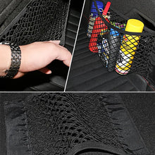 Load image into Gallery viewer, Car Accessories Organizer Car Trunk Net Nylon SUV Auto Cargo Storage Mesh Holder Universal Automotive Luggage Bag Travel Pockets