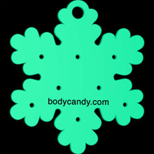 Load image into Gallery viewer, Glow in the Dark Christmas Ornament Travel Flat Back Earring Palette