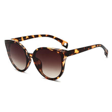 Load image into Gallery viewer, Luxury Modern Elegant Lady Sunglasses WIth Cat Eye Women Eyewear Plastic Frame Clear Lens With UV400 Protection