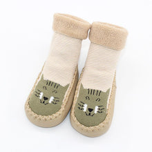 Load image into Gallery viewer, Baby Warm Stretchy Booties Sock With Rubber Soles For Newborn Baby Girl And Boy Socks Slipper