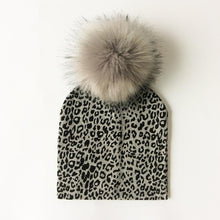 Load image into Gallery viewer, Luxury Modern Unique Toddler Boys and Girls Cartoon Printing Cotton Pompom Cap For Baby Beanie Hat With Pompon For Kids