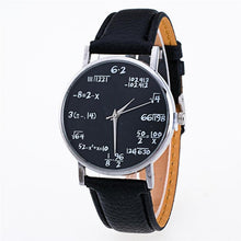 Load image into Gallery viewer, Ladies Watch Fashion Math Function Pattern Leather Band Alloy Analog Quartz Vogue Watches Wrist Watches For Women Ladies and Girls