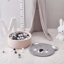 Load image into Gallery viewer, Play Mat Cartoon Animal Baby Mats Newborn Infant Crawling Cotton Round Floor Carpet Rugs Mat for Kids Room Nursery Decor