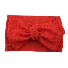 Load image into Gallery viewer, Fashion Trend Big Modern Baby Bow Accessories For Toddler Girls In Solid Bow Hairband Stretch Turban Knot Head Wrap Color for Kids