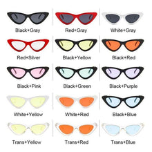 Load image into Gallery viewer, Vintage Cateye Sunglasses For Women In Famous Retro Small Cat Eye Style In NEW Modern Edition with UV400 Protection