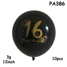 Load image into Gallery viewer, Luxury NEW High Quality Decor Ballons 10/20/30/40pcs Happy Birthday Balloon Latex Ballon Inflatable Birthday Party Decoration Baloons Anniversaire