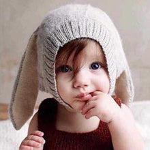 Load image into Gallery viewer, Baby Rabbit Ears Hat Infant Toddler Knitted Caps for Baby Bunny Beanie Hats Accessories